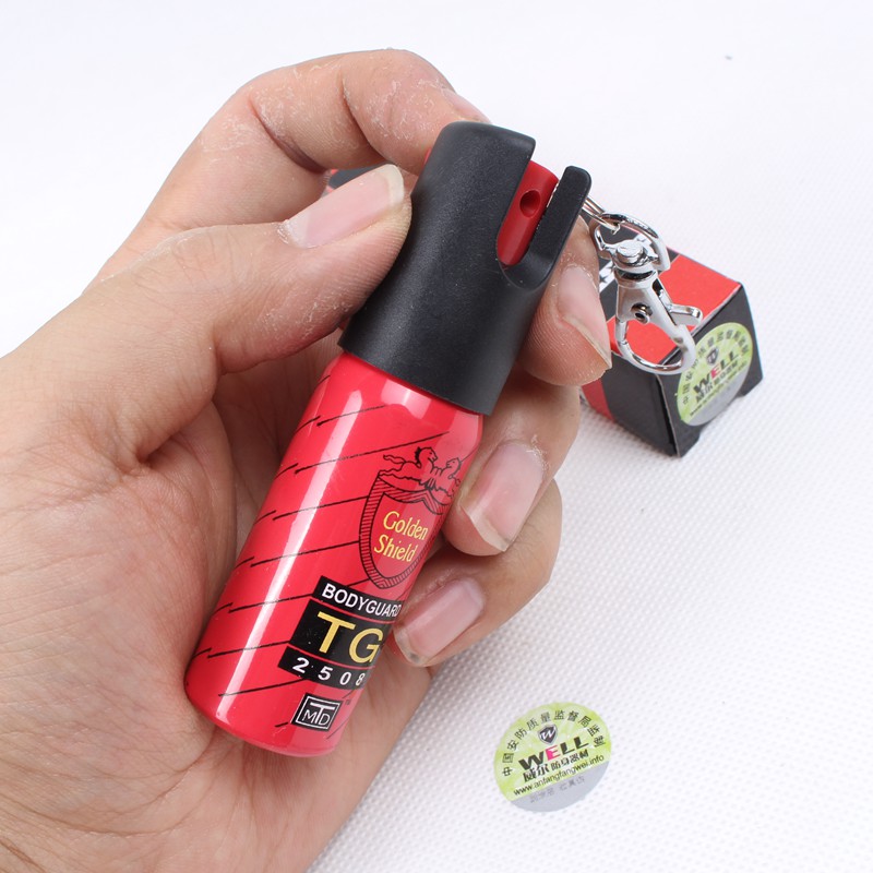 台湾版gt 25ml 小号 防狼喷雾 女子防身辣椒水 包邮 防身喷雾剂